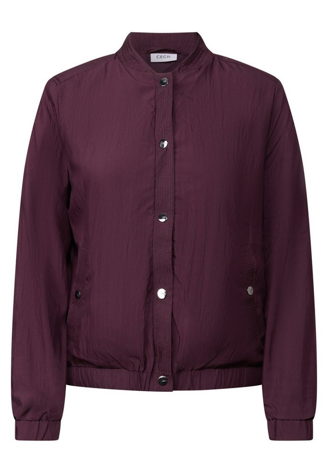 CECIL Steppweste Papertouch Blouson mulberry red von CECIL
