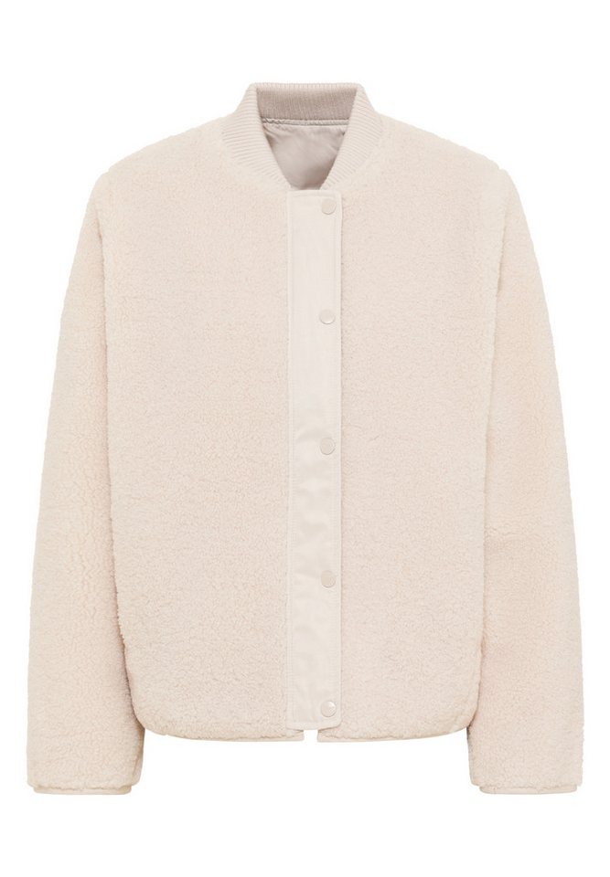 CECIL Steppweste Reversible Teddy Blouson teddy vanilla white von CECIL