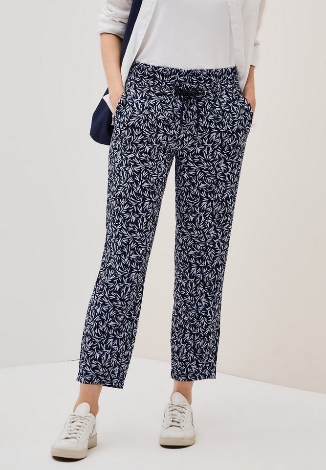 CECIL Stoffhose CHELSEA Sommerhose mit floralem Allover-Print von CECIL