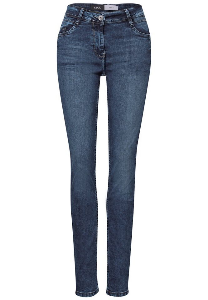 CECIL Stoffhose Style NOS Scarlett Mid Blue von CECIL