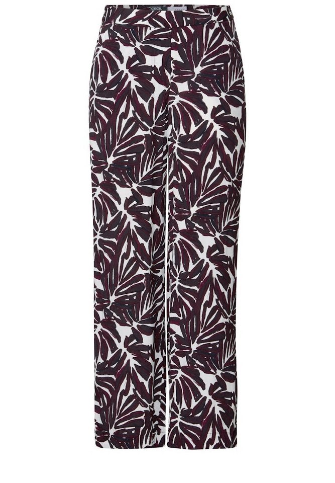 CECIL Stoffhose Style Neele VIS Crepe AOP von CECIL
