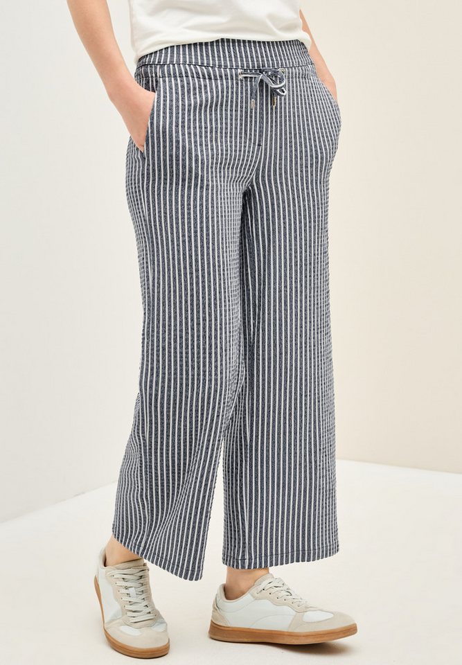 CECIL Stoffhose Style Neele Sommerhose mit Streifen-Muster, Seersucker-Style CECIL Stoffhose Style Neele Sommerhose mit Streifen-Muster, Seersucker-Style von CECIL
