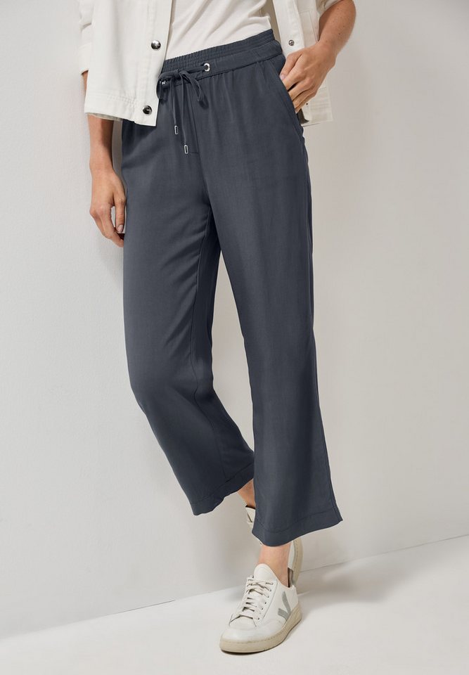 CECIL Stoffhose Style Neele Sommerhose mit elastischem Bund mit Tunnelzug von CECIL