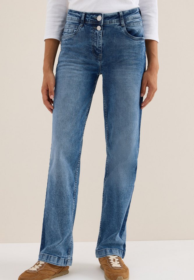 CECIL Straight-Jeans Style NEELE mit Gallonstreifen von CECIL