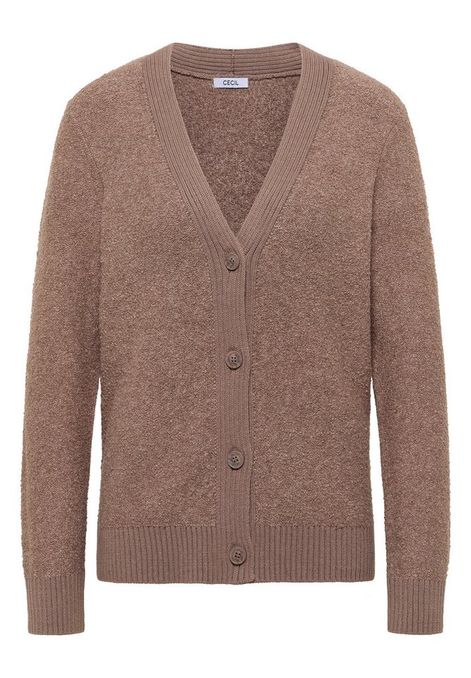 CECIL Strickjacke Softer Bouclé Cardigan (1-tlg) von CECIL