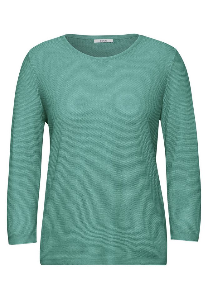 CECIL Strickpullover NOS_Structured Round Neck von CECIL