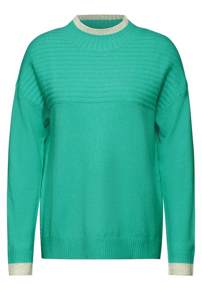 CECIL Strickpullover Structure Mix Turtle Neck von CECIL