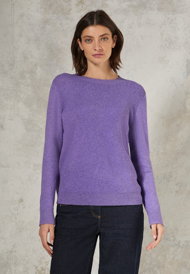CECIL Strickpullover aus Baumwolle mit Stretchanteil von CECIL