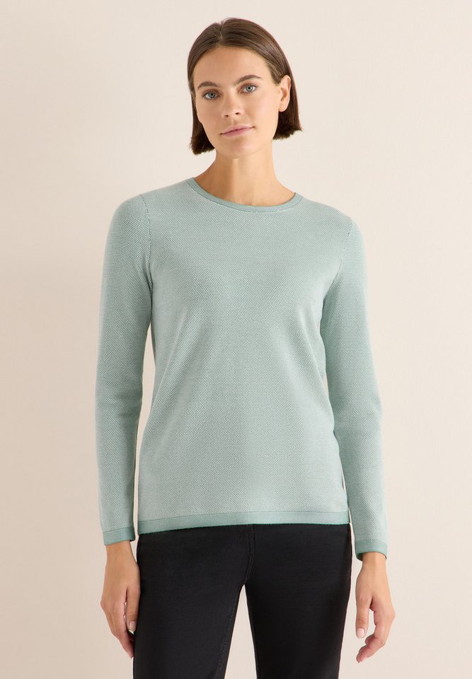 CECIL Strickpullover mit Materialmix von CECIL