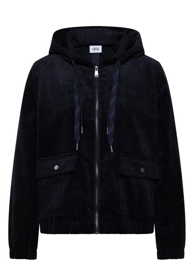 CECIL Sweatjacke - Damen Cordjacke mit Kapuze von CECIL