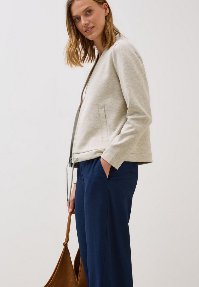 CECIL Sweatjacke Sweat Blouson mit Tunnelzug und Stehkragen von CECIL