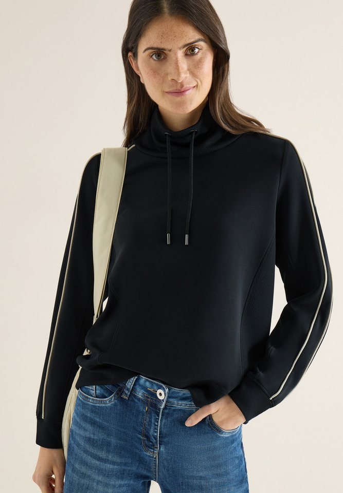 CECIL Sweatshirt Langarm mit Tapedetails von CECIL