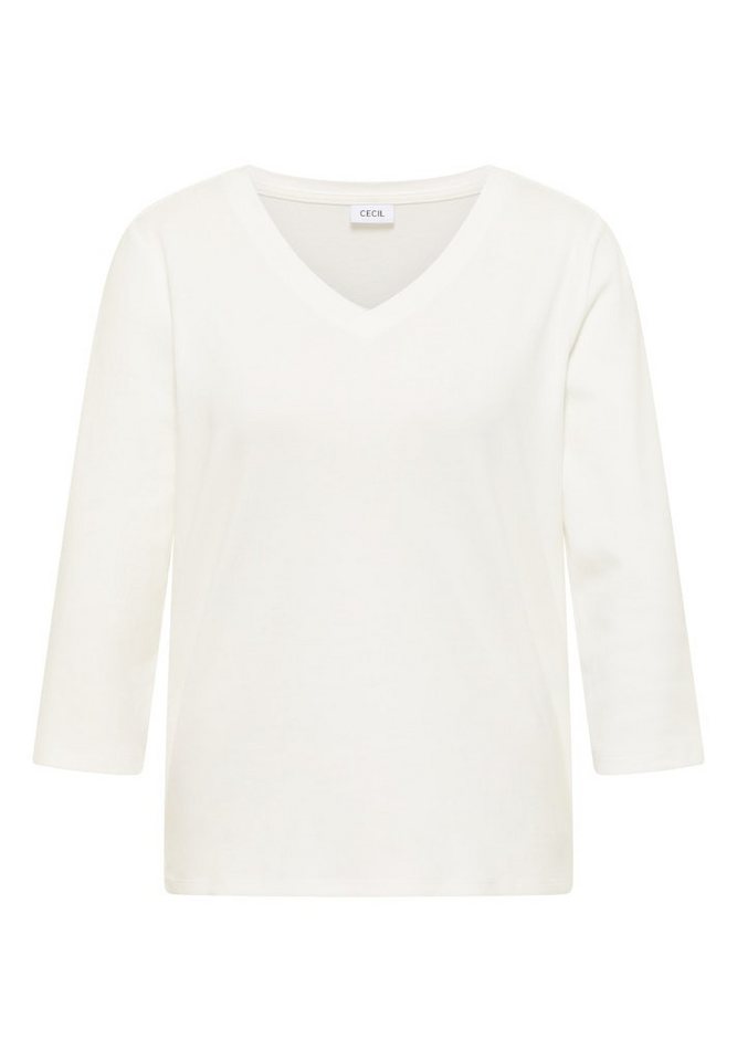 CECIL T-Shirt NOS Basic V-Neck T-Shirt von CECIL