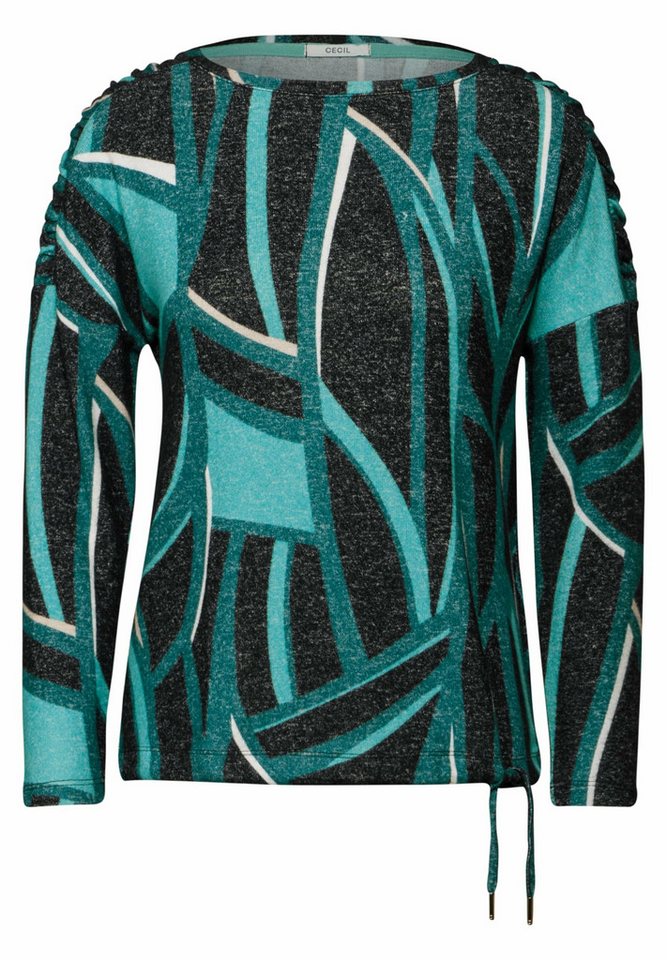 CECIL Langarmshirt Rundkragen Langarmshirt für Damen (1-tlg., keine Angabe) von CECIL
