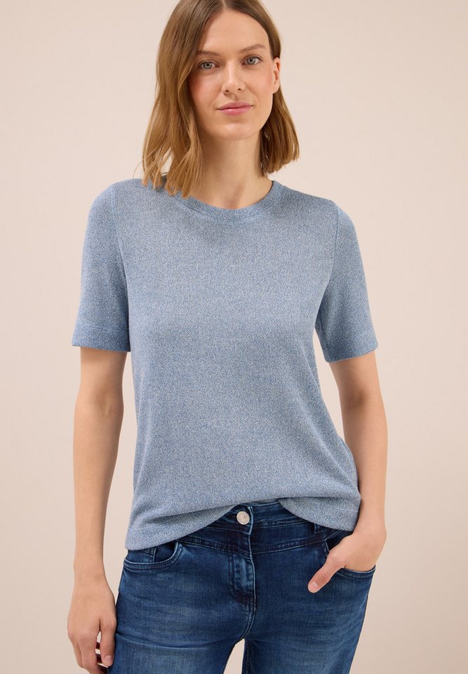 CECIL T-Shirt in feiner Strick Optik von CECIL