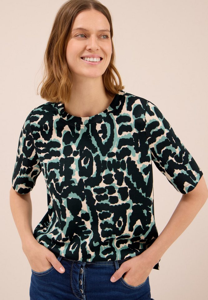 CECIL T-Shirt mit All-Over Print von CECIL