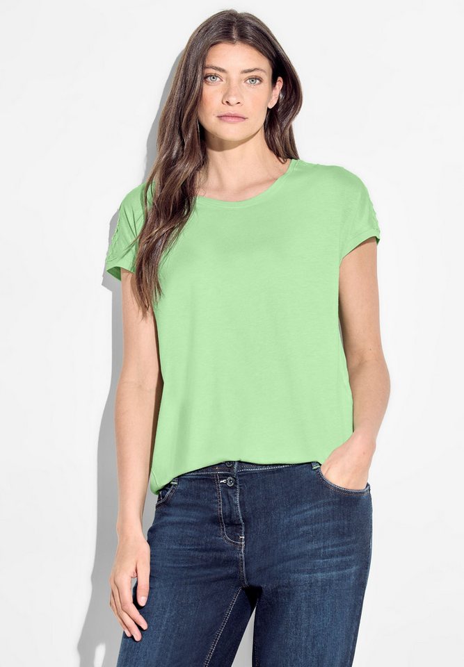 CECIL T-Shirt mit Biesen-Dekoration von CECIL