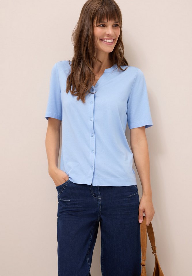 CECIL T-Shirt mit Knopfleiste von CECIL