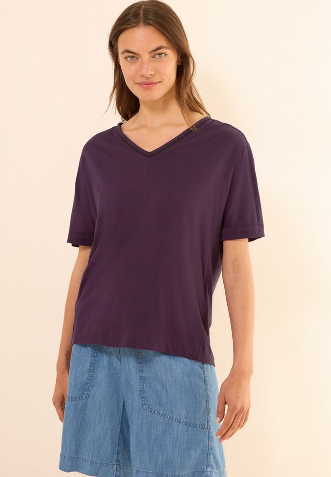 CECIL T-Shirt mit V-Ausschnitt von CECIL