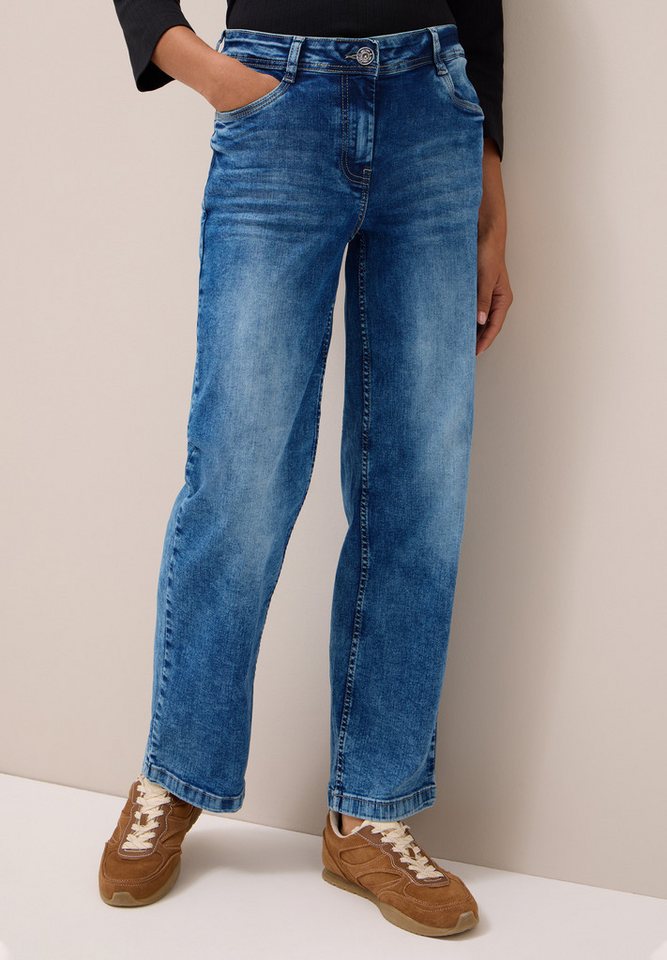 CECIL Weite Jeans Style Neele im Five-Pocket Style von CECIL