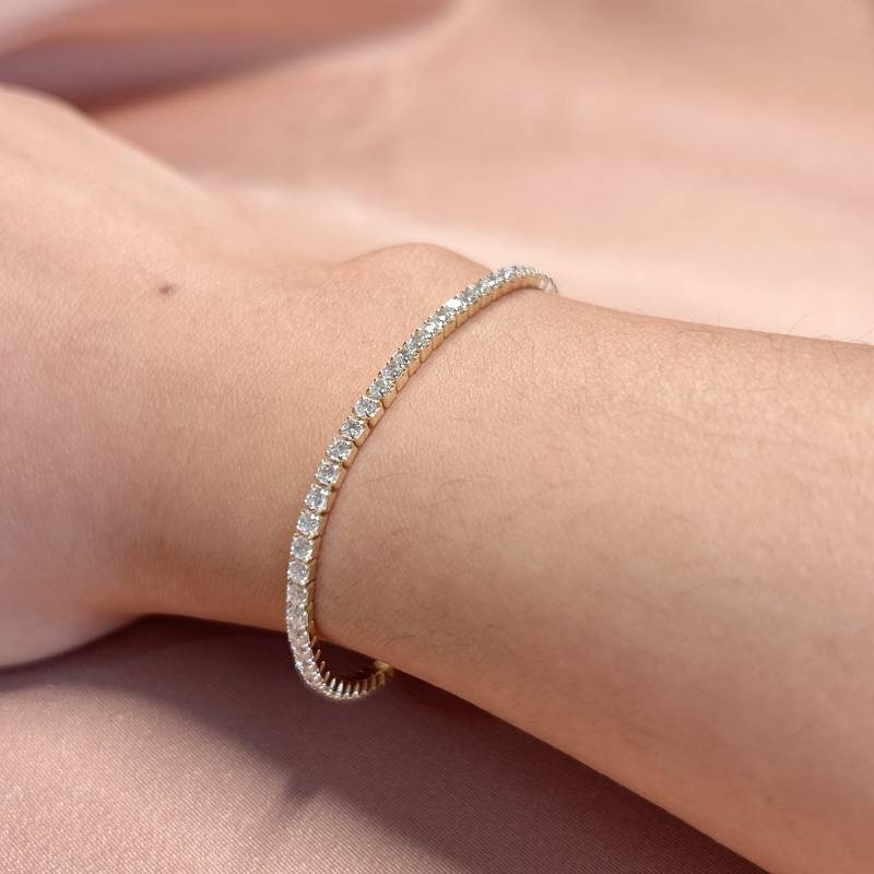 Tennis Cz Vermeil Armband Tennis Cz Vermeil Armband von CECILIAINTHESUMMER