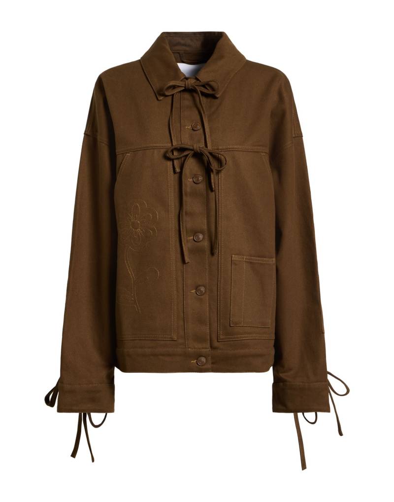 CECILIE BAHNSEN Jeansjacke/-mantel Damen Braun von CECILIE BAHNSEN