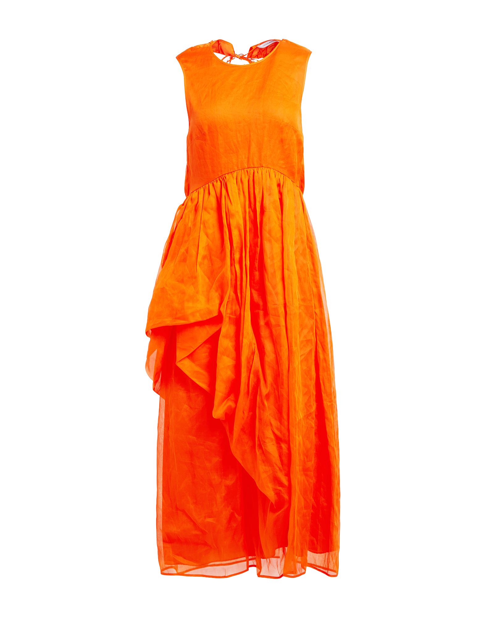 CECILIE BAHNSEN Midi-kleid Damen Orange CECILIE BAHNSEN Midi-kleid Damen Orange von CECILIE BAHNSEN