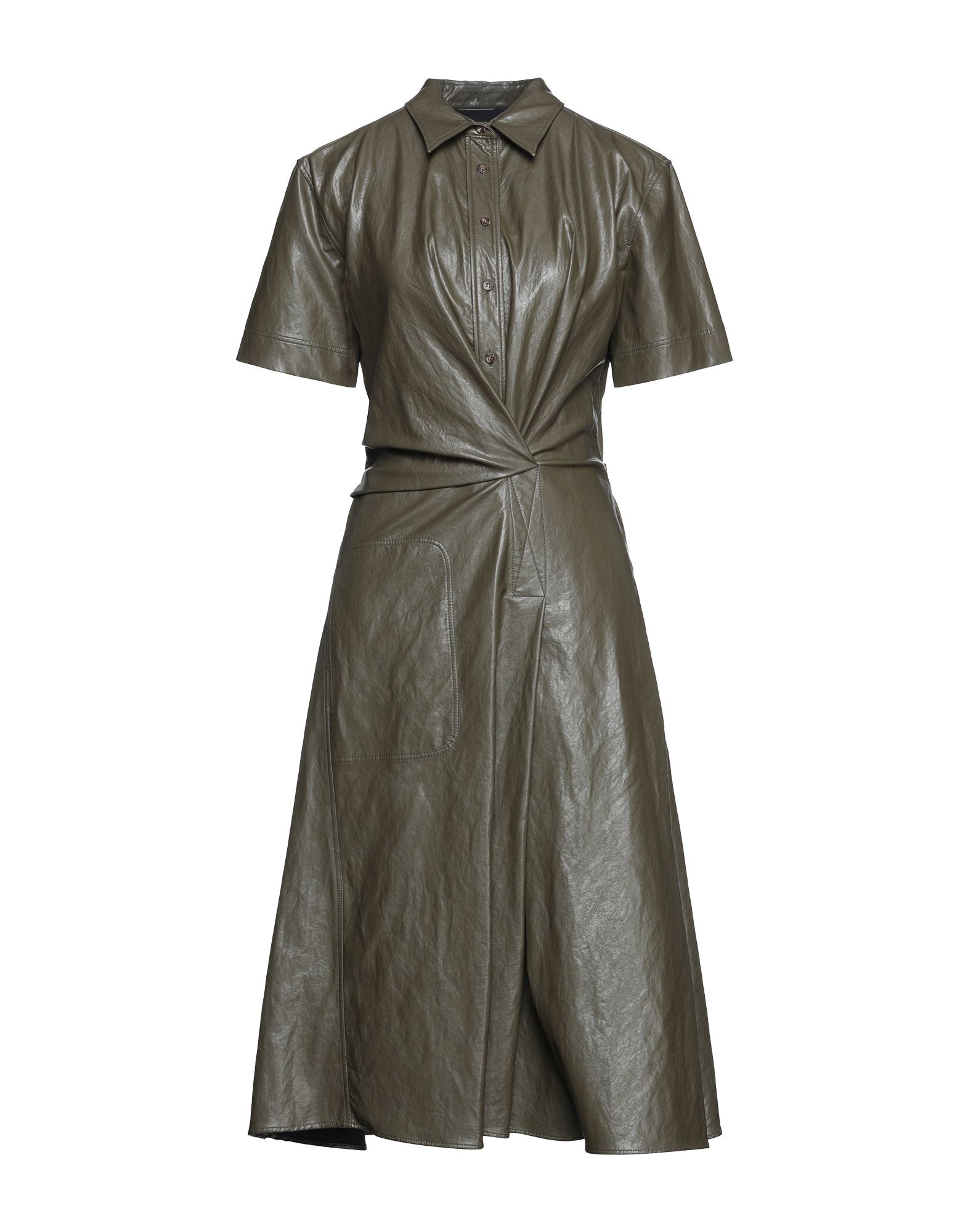 CEDRIC CHARLIER Midi-kleid Damen Militärgrün von CEDRIC CHARLIER