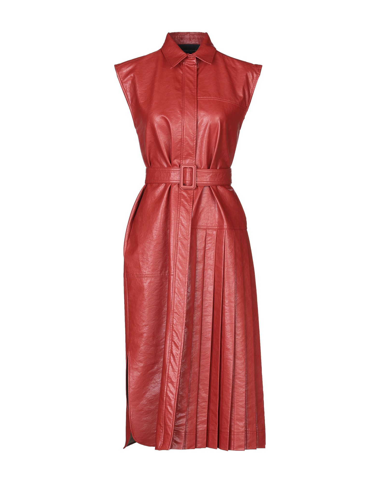 CEDRIC CHARLIER Midi-kleid Damen Rot von CEDRIC CHARLIER