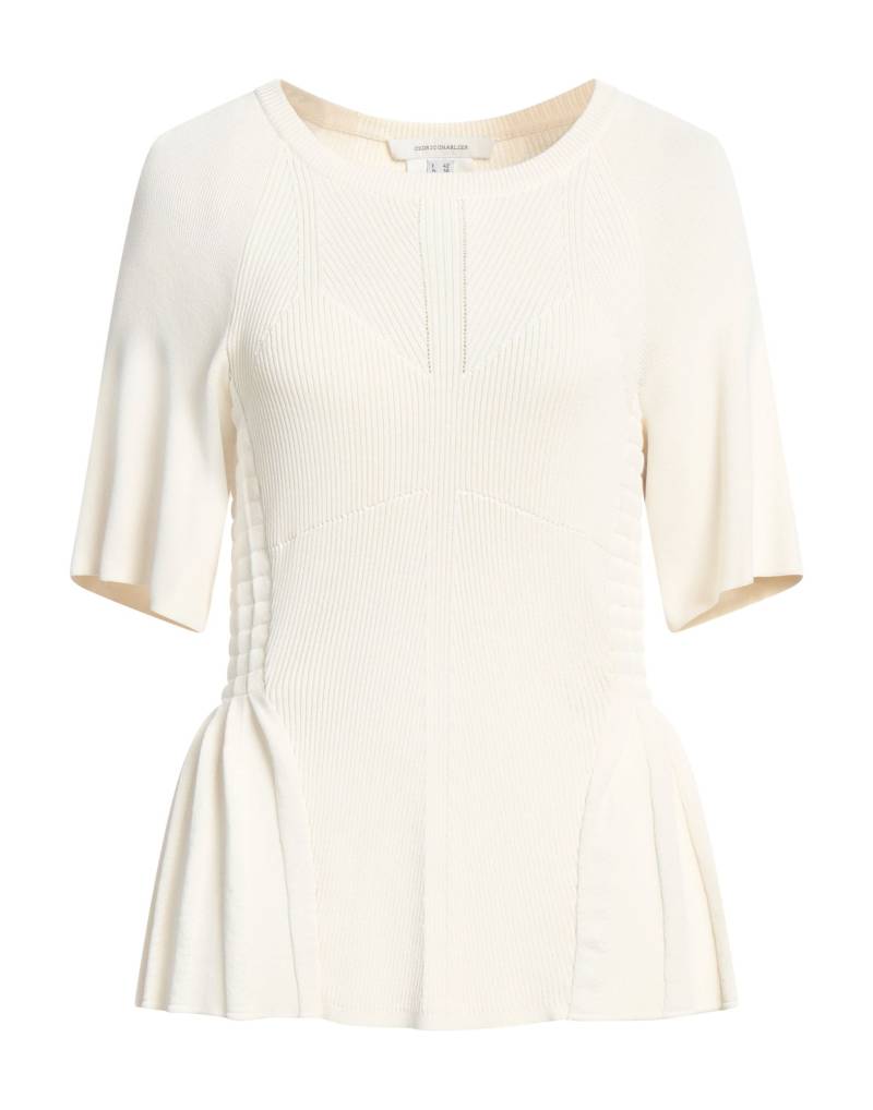 CEDRIC CHARLIER Pullover Damen Off white von CEDRIC CHARLIER