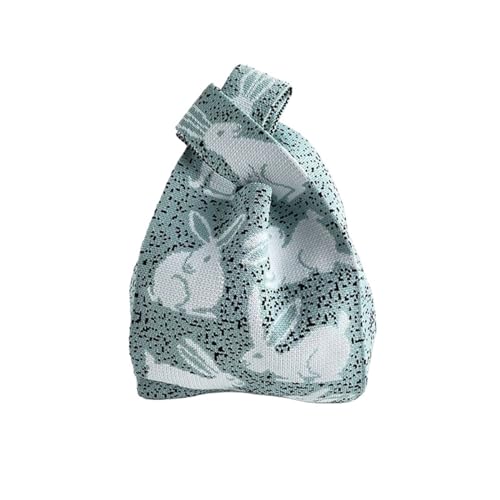 CEHJZQRPL Knoten Handgelenk Tasche Handgemachte Strick Handtasche Damen Knoten Handgelenk Tasche Mode Lässig Farbe Tragetasche Stricktasche(Color 4) von CEHJZQRPL