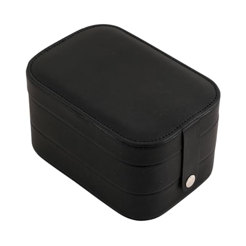 CEIEVER Kosmetiktasche mit LED-Spiegel, 3 Schichten, Reise-Make-up-Tasche mit 3 Farben, LED-beleuchteter Spiegel, tragbarer Reiseschmuck, Make-up-Organizer, Spiegel, Make-up-Tasche mit Trennwänden für von CEIEVER