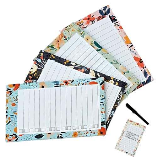CEJAS 4 Stück Einkaufsliste Magnetisch Kühlschrank, Magnetische Notizblöcke, To Do Listen Block, Abreißen, Einkaufszettel Block 30 Blatt/Block - 9 cm x 15 cm CEJAS 4 Stück Einkaufsliste Magnetisch Kühlschrank, Magnetische Notizblöcke, To Do Listen Block, Abreißen, Einkaufszettel Block 30 Blatt/Block - 9 cm x 15 cm von CEJAS