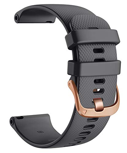 CEKGDB 20 mm Silikon-Armband für Garmin Venu/Garmin Move 3/Style/Luxe Armband für Garmin Vivoactive 3 Handgelenkbänder, For Approach S40, Achat von CEKGDB