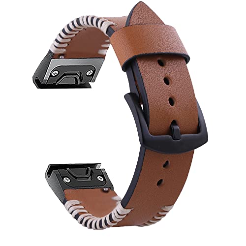 CEKGDB 22 x 26 mm Canvas-Uhrenarmband für Garmin Fenix 7 7X 5 5X Plus 6 6X 3 HR Schnellverschluss Forerunner 935 945 MK2 Armband, 26mm Fenix 5X 5XPlus, Achat von CEKGDB