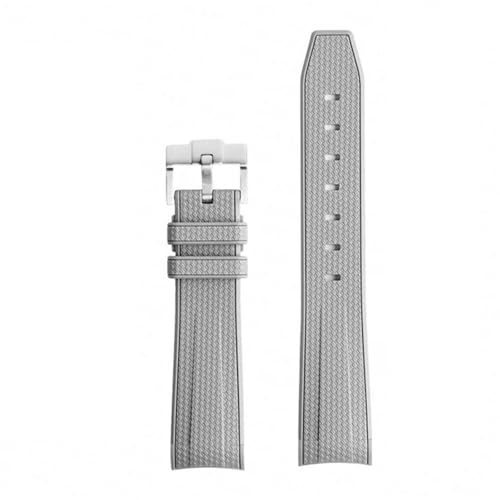 CEKGDB Für Omega X Swatch Joint MoonSwatch Armband Seamaster 300 Männer Frauen 20mm Gummi Silikon Armband mit gebogenem Ende(HS) von CEKGDB