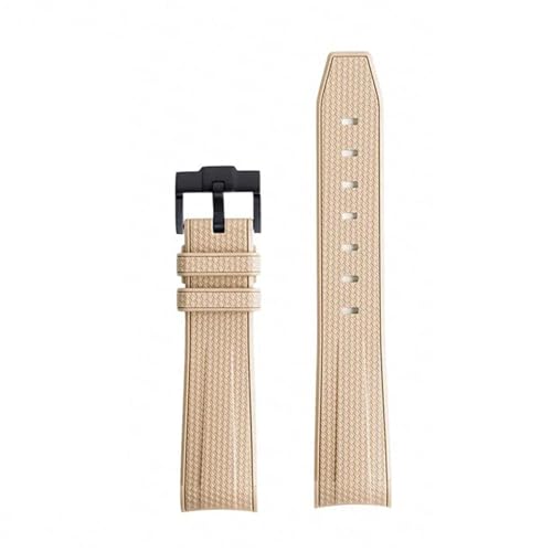 CEKGDB Für Omega X Swatch Joint MoonSwatch Armband Seamaster 300 Männer Frauen 20mm Gummi Silikon Armband mit gebogenem Ende(LBrB) von CEKGDB