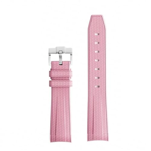 CEKGDB Für Omega X Swatch Joint MoonSwatch Armband Seamaster 300 Männer Frauen 20mm Gummi Silikon Armband mit gebogenem Ende(PS) von CEKGDB