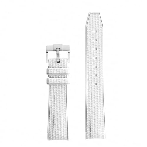 CEKGDB Für Omega X Swatch Joint MoonSwatch Armband Seamaster 300 Männer Frauen 20mm Gummi Silikon Armband mit gebogenem Ende(WS) von CEKGDB