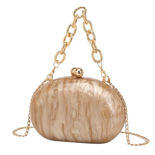 CEKGDB Modische und elegante Clutch Kette Damentasche Handytasche, goldfarben, Einheitsgröße von CEKGDB