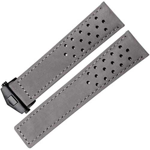 CEKGDB Uhrenarmband aus echtem Leder für TAG Heuer Uhrenarmband, Faltschnalle, 20 mm, 22 mm, Rindsleder, 22 mm, Achat von CEKGDB