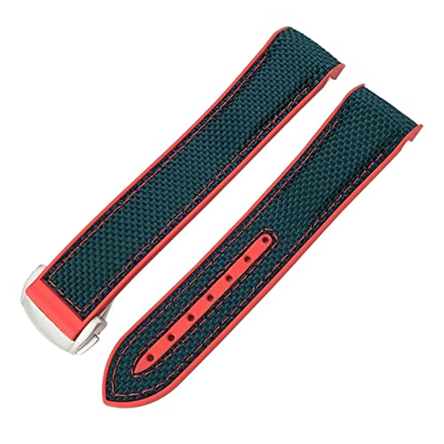 CEKGDB Uhrenarmband für Omega Seamaster 300 AT150 Speedmaster 8900 PlanetOcean 19 mm 20 mm Nylon-Gummi-Armband 21 mm 22 mm, 20 mm, Achat von CEKGDB