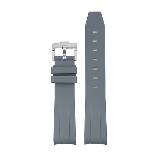 CEKGDB Uhrenarmband mit gebogenem Ende, 20 mm, natürliches Fluorkautschuk, Ersatz für Rolex-Armband, Submariner Explorer, 2 Rollen, 20 mm, Achat CEKGDB Uhrenarmband mit gebogenem Ende, 20 mm, natürliches Fluorkautschuk, Ersatz für Rolex-Armband, Submariner Explorer, 2 Rollen, 20 mm, Achat von CEKGDB