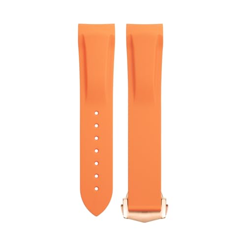 CEKGDB Weiches, flexibles Gummi-Uhrenarmband für Omega Speedmaster Moonwatch Seamaster 300 AT150 Planet Ocean 600, 20/21/22 mm, Roségoldfarbene spitze Schnalle, 21 mm, Achat CEKGDB Weiches, flexibles Gummi-Uhrenarmband für Omega Speedmaster Moonwatch Seamaster 300 AT150 Planet Ocean 600, 20/21/22 mm, Roségoldfarbene spitze Schnalle, 21 mm, Achat von CEKGDB