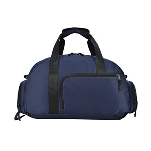 wasserdichte Herren-Gepäcktasche mit großem Fassungsvermögen und Trocken- und Nasstrenngurt, unabhängiger Schuhkarton, Reisehandtasche, Rucksack, multifunktionale Umhängetasche (Color : Blue, Size : von CEKOCK