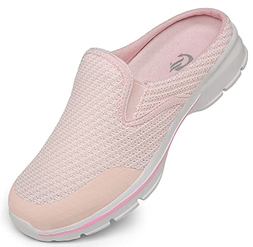 CELANDA Damen Herren Clogs Hausschuhe Sommer Pantoletten Leichte Atmungsaktive Walking Schuhe Bequem Gartenschuhe für Unisex Weiche Freizeit Pink 40EU von CELANDA