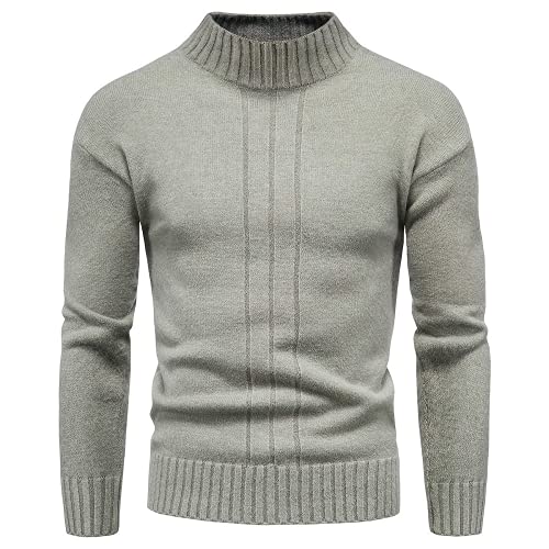 CELANDA Herren Rollkragenpullover Warme Sweatshirt von CELANDA