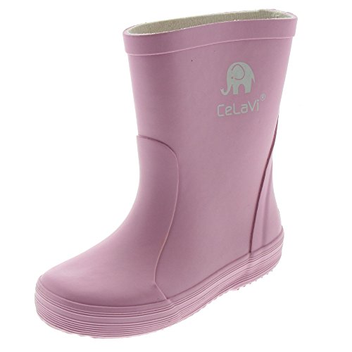 CeLaVi Jungen Unisex Kinder Gummistiefel Rain Boot, Misty Rose, 19 EU von Celavi