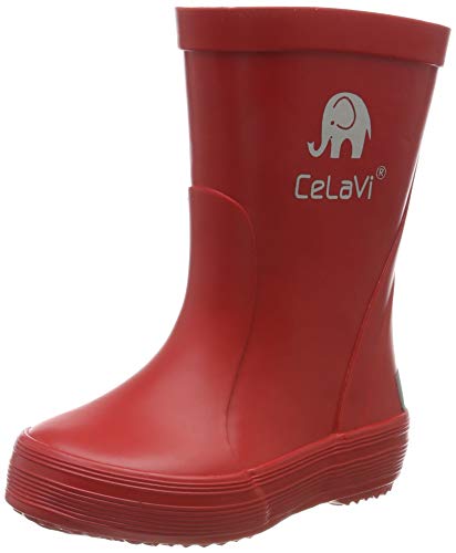 CeLaVi Jungen Unisex Kinder Gummistiefel Rain Boot, Roth, 20 EU von Celavi