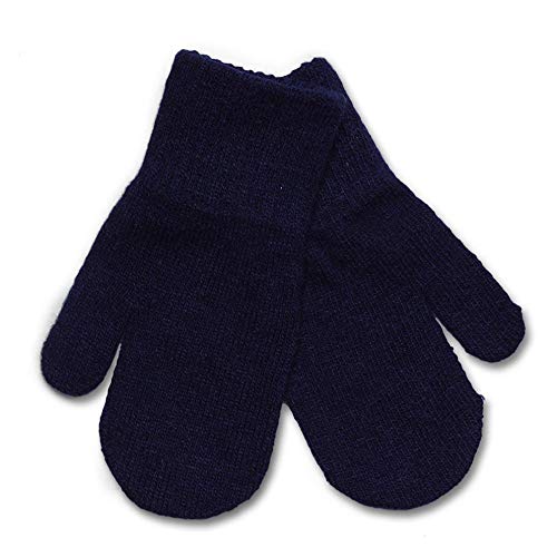 Celavi Unisex Kinder Fausthandschuhe - Strick (3-6, Navy) von Celavi